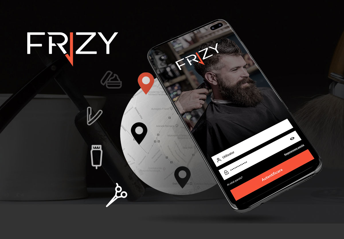 Frizy - Aplicatie Android & iOS programari Saloane de Infrumusetare